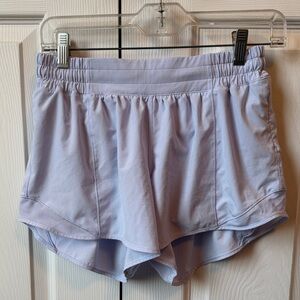 Lululemon Hotty Hot Low Rise Lined Short 4” - “Pastel Blue” Size 8